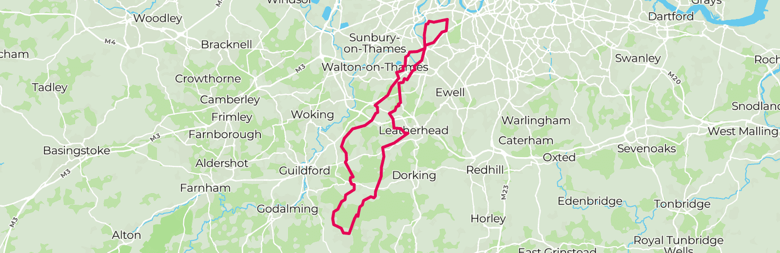 Map of Barhatch Blast route