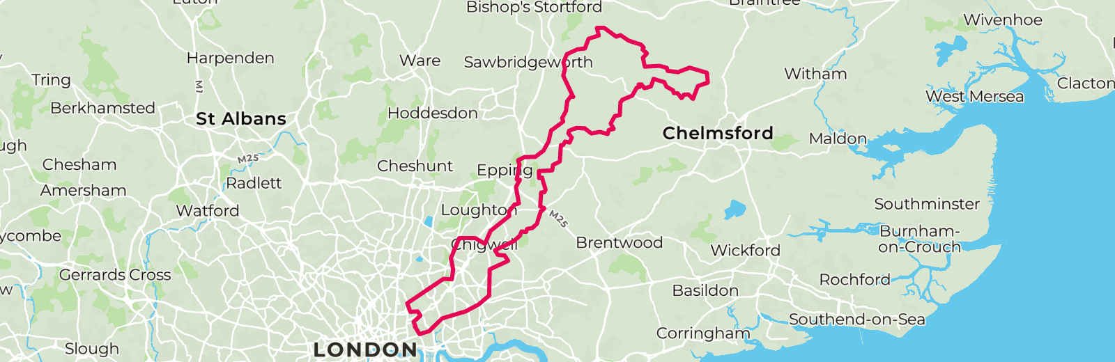 Map of Easter Classic route